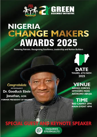 awardee goodluck jonathan