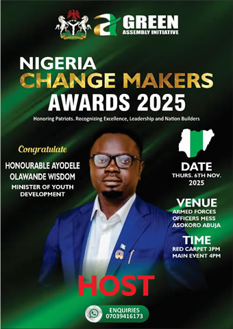 awardee hon ayodele wisdom