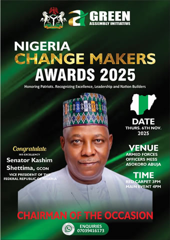 awardee vice president shetima